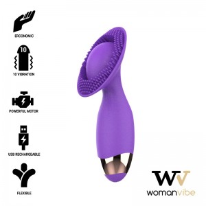 Purple Puppy vibrating clitoral stimulator from WOMANVIBE