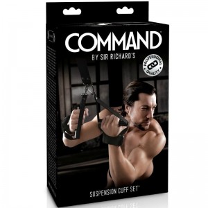 Hanging handcuff set from the COMMAND collection by SIR RICHARDS