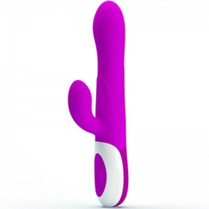 DEMPSEY Purple Inflatable Rabbit Vibrator by PRETTY LOVE