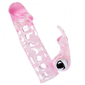 Cock cage sheath with vibrating bunny rabbit by BAILE