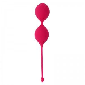 KISHA FIT deep pink Kegel exercise balls from INTENSE