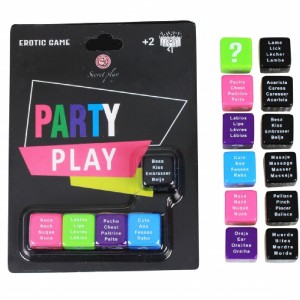 SECRETPLAY 5-dice erotic party game (ES/PT/EN/FR)