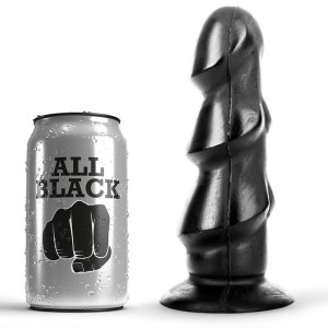 Anal dildo with jerk relief 17 cm by ALL BLACK