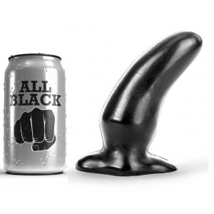 Curved anal plug 13 cm by ALL BLACK