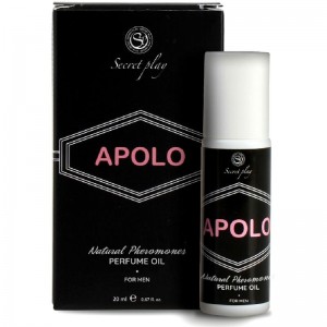 Body oil for men with aphrodisiac scent "APOLO" 20 ml by SECRETPLAY