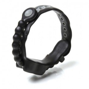 Black "Speed Shift" adjustable phallic ring by PerfectFitBrand