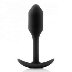 Ball-weighted anal plug SNUG PLUG black by B-VIBE