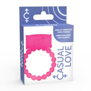 Vibrating cock Ring Model 25 Pink by CASUAL LOVE