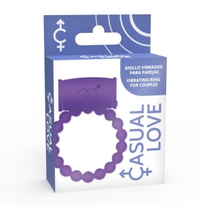 Vibrating cock Ring Model 25 Purple by CASUAL LOVE