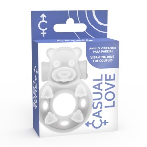 Vibrating Cock Ring Model 26 Transparent by CASUAL LOVE