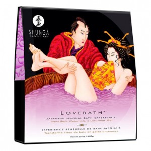 LOVEBATH SENSUAL LOTUS bath salts 650g by SHUNGA