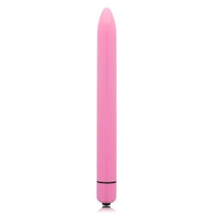Classic Vibrator 16.5 cm SLIM Pink by GLOSSY