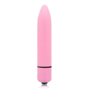 THIN Deep Pink Vibrating Bullet by GLOSSY
