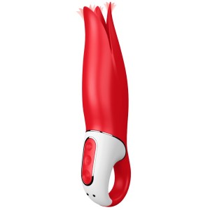 POWER FLOWER red vibrator and stimulator from SATISFYER