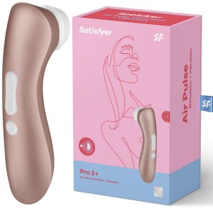 AIR PULSE PRO 2+ pulsed air stimulator and vibrator from SATISFYER