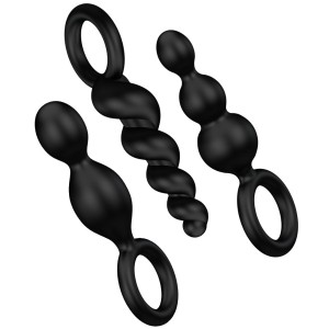 Set of 3 Anal Plugs Booty Call by SATISFYER