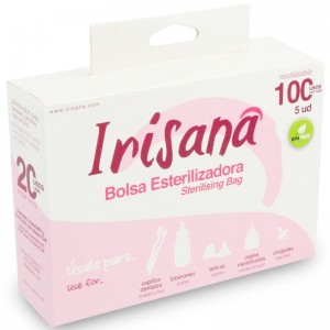 Microwave sterilizing bag "IRISANA" 5 units of IRISCUP