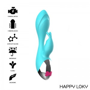 MIKI Rabbit and G-Spot Vibrator by HAPPY LOKY