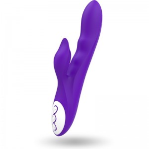 GALO Purple ergonomic rabbit vibrator compatible with Watchme technology by GALATEA