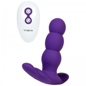 PEARL purple anal vibrator with remote control by NALONE