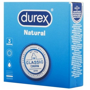 Preservativi Natural Classic 3 unità di DUREX