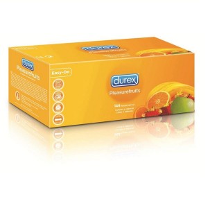 Preservativi al sapore di frutta Pleasure Fruits confezione da 144 unità di DUREX