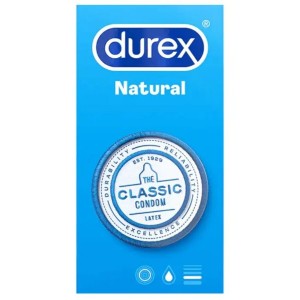 Natural Classic condoms 6 units by DUREX