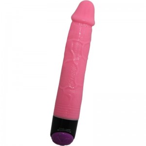 COLORFUL SEX Pink 23 cm Classic Realistic Vibrator by BAILE