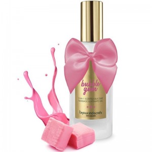Lubricant and massage oil "BUBBLE GUM" silicone base 100 ml by BIJOUX