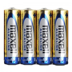AA LR6 Alkaline batteries Blister of 4 units from MAXELL