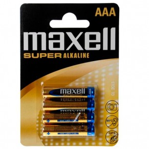 MAXELL SUPER ALCALINO AAA LR03 4UDS