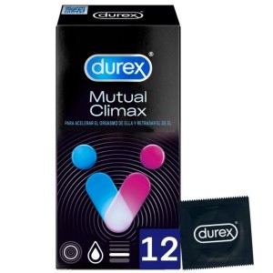 Preservativi ritardanti per lui stimolanti per lei Mutual Climax 12 unità di Durex