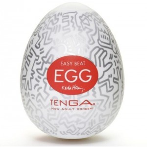 EGG Party By KEITH HARING single-use masturbator from the TENGA EGG series