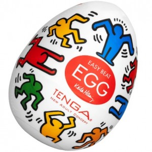 EGG Dance By KEITH HARING Single-use masturbator from the TENGA EGG series