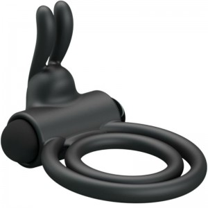 Double phallic ring with clitoral stimulator OSMOND by PRETTY LOVE