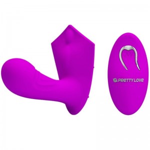Wearable vibrator and stimulator with remote control "WILLIE" by PRETTY LOVE