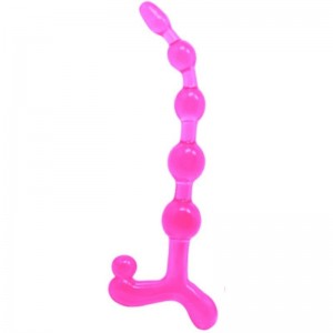 BENDY TWIST Pink Anal Chain by BAILE