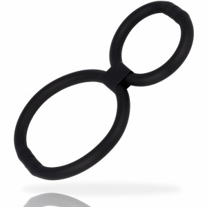 Adjustable phallic and testicular ring from ADDICTED TOYS