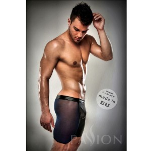 Fetish-style boxer shorts with leather elements Size L/XL by PASSION