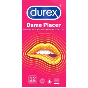 Preservativi stimolanti Dame Placer 12 unità di DUREX
