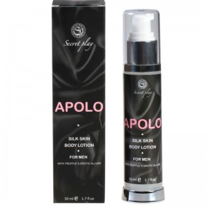 Lozione maschile per il corpo "Apolo silk skin" 50 ml di SECRETPLAY