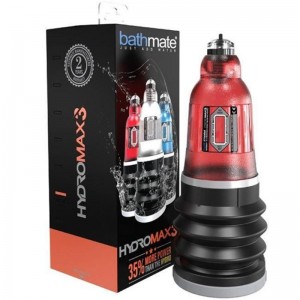 HYDROMAX 3 Red Pump Penis Developer by BATHMATE