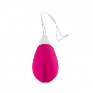 "JAN" Pink vibrating egg with remote control by INTENSE