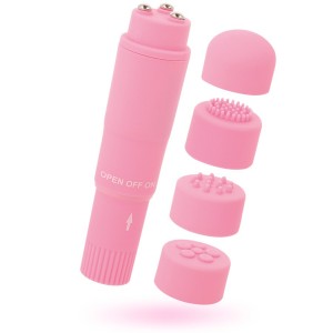 KURT pink pocket massager vibrator by GLOSSY
