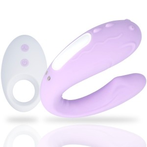 Double C-shaped vibrator for couples RIN by MIA