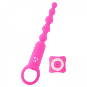 Anal vibrator with remote control RONIE Pink by MORESSA