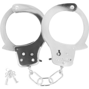Metal cop handcuffs from DARKNESS