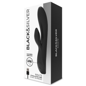 Vibratore rabbit flessibile KAULTZ Touch Control di BLACK&SILVER