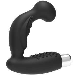 Black rechargeable prostate vibrator from Addicted Toys