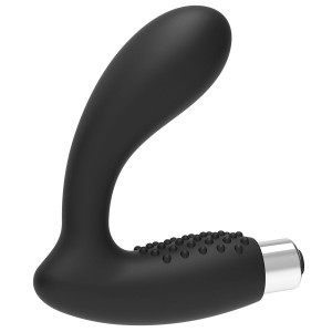 Black rechargeable prostate stimulator from Addicted Toys